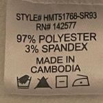 Haute Monde White With blue and black flower design Crop Top Size Large Photo 7