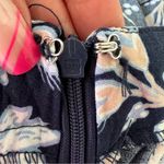 Rachel Zoe Navy Floral Tiered Maxi Skirt M Photo 9