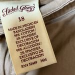 Faded Glory FINAL MARKDOWN  Cargo capris Casual Lightweight 18 Photo 5