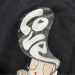 Love moschino  Lady Diamond Black Crewneck Graphic Print Cotton Sweatshirt Size 6 Photo 3