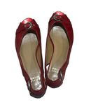 Stuart Weitzman  Women's Chitchat Peep Toe Flats Red Size 6M Casual Shoes Photo 2