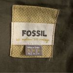 Fossil  Wool/Cotton Blend Military Cadet style brown Jacket Size Medium Photo 7