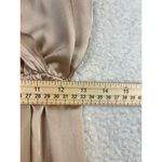 Show Me Your Mumu  Samantha Ruffle Wrap Dress Moss‎ Champagne Luxe Satin XS Photo 8