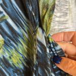 Adrienne Vittadini Dark Tropical Knotted Open Front Vest. Sleeveless Photo 2