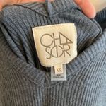Chasor Cold Shoulder Sweater Top Gray Size XS Photo 5