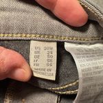 Logo by Lori Goldstein Women's Grey Denim Pencil Skirt w/ Button Fly size 20W Gray Photo 3