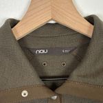 Nau Green Merino Wool Long Sleeve Dress Olive Green Size Small Photo 3