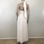 Lulus Lulu’s Nude Cream Keyhole Halter Backless Dress Photo 2