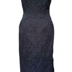 Christian LaCroix Vintage  Black Strapless Midi Dress Photo 0