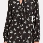 RE/DONE  60s Cowboy Necktie Equestrian Horse Print Silk Dress Photo 0