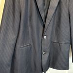 Anthropologie x Mare Mare Oversized Navy Striped Blazer Photo 4