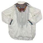 Johnny Was - Biya Astry Embroidered Rayon Blouse in White Photo 3
