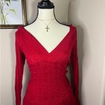 American Eagle Outfitters Red Knit hoodie Sweater Photo 1