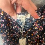 Nine Britton  woman's‎ size Large NWT spaghetti strap peplum style blouse Photo 1