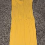 Nine West One Shoulder Yellow Dress Photo 0