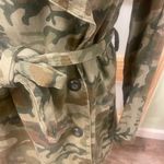 Mystree  Camouflage Trench Coat Size M Photo 2
