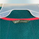Woolrich  Teal Fleece Jacket with Red Trim Photo 2