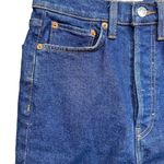 RE/DONE Women's 90’s Ultra High Rise Skinny Jeans Size 26 Blue Denim Photo 1