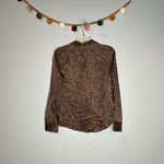 Soft Surroundings  patterned silky button down shirt Photo 3