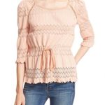 Free People Fire Island Knit Blouse Size M Photo 0