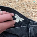 Madewell  Size 27 Relaxed Mid-length Denim Cut Off Shorts Black Photo 3