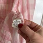 Sundance  Cotton gauze gingham button down shirt Photo 6