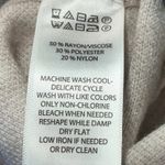 Joie  Country Cottage Minimalist Elegant Beige Floral Midi Skirt Size Large L Photo 4