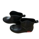 Samsraber Women's Low Rain Boots, Black, Size Women US11/ EU43, Men 9.5 Black Photo 2
