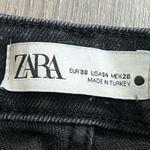 ZARA  Women’s Washed Faded Skinny Fit Jeans | Faded Black/Grey | US 4 Photo 3