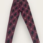 Victoria Sport Victoria’s Secret Sport Small Maroon Burgundy Panther Leggings Photo 3