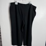 Lane Bryant NWT Black Wide Leg Journey High Rise Pant Pull On Pockets 26 Petite Photo 2