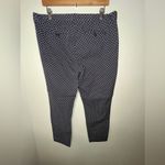 Gap  Navy Blue Floral Print Slim Cut Ankle Pants Women’s Size 14 Photo 2