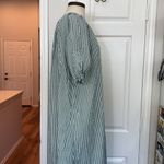 Lake Pajamas stripe maxi dress Green Size M Photo 9