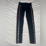 PINK - Victoria's Secret PINK‎ Victoria's Secret Kids Black and Purple Leggings Photo 4