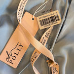 Oh Polly  Geneva Blue Satin Embellished MiniDress Photo 4