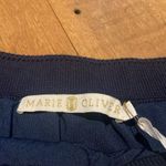 Marie Oliver  Cotton Crocheted Scalloped Hem  Navy Skirt Size Medium Photo 5