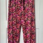 Victoria's Secret Pajama Pants Silky Cool Pockets Medium Cinched Bottom Pink Sz M Photo 0