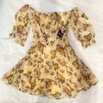 Hint of Blush NWT Floral Off-Shoulder Mini Dress Photo 0