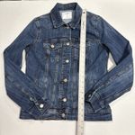 Old Navy  Women’s Trucker Jean Jacket Size Small Tall Blue Denim Pockets Casual Photo 9