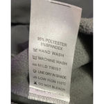 Creatmo US Woman’s Large Grey Long Sleeve Hooded Full Zip Jacket Fleece‎ Lined Gray Photo 3