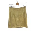 Babyboo  Fashion Patrice Skirt Mini Gold Glitter Size Large‎ Photo 4