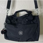 Kipling  Folki KI7327 Crossbody Shoulder Bag Purse Dual Handles Black Nylon‎ Photo 1