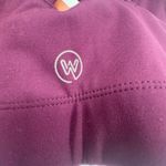 We Wander Flex‎ Stretch June Strappy Scoop Neck Sport Bra Dark Purple Medium Photo 5