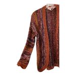Forever 21  Orange Purple Knit Knitted Sweater Cardigan — Women's Size Small Photo 4