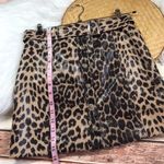 Know One Cares NWT know one‎ cares faux leather leopard printed mini skirt Photo 2