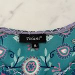 Tolani Silk Tunic Top Swim Cover Up Cruise Boho Hippie Artsy Festival Sz Medium Photo 4