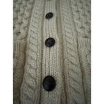 Aran Crafts MERINO WOOL TRADITIONAL LUMBER CARDIGAN: XP311 size Large Photo 8