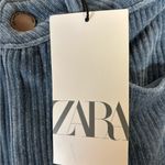 ZARA  Blue Corduroy Slim Flare Pants Size 2/34 NEW Boho Hipster Photo 13