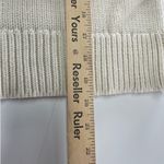 Adam Lippes Sweater Womens Small White Puff Sleeve Knit Turtleneck Cotton Wool Photo 9