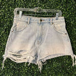 Rolla's Dusters High Rise Slim Shorts Blue High Waisted Size 28 Photo 0